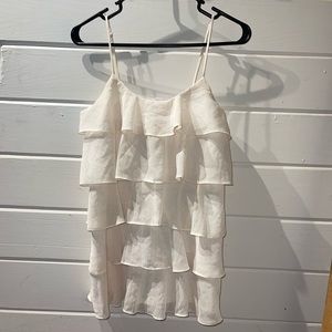 Creamy white & sparkly top size Small!